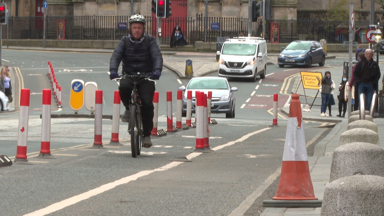 Segregated cycle lanes have been created under the emergency powers.