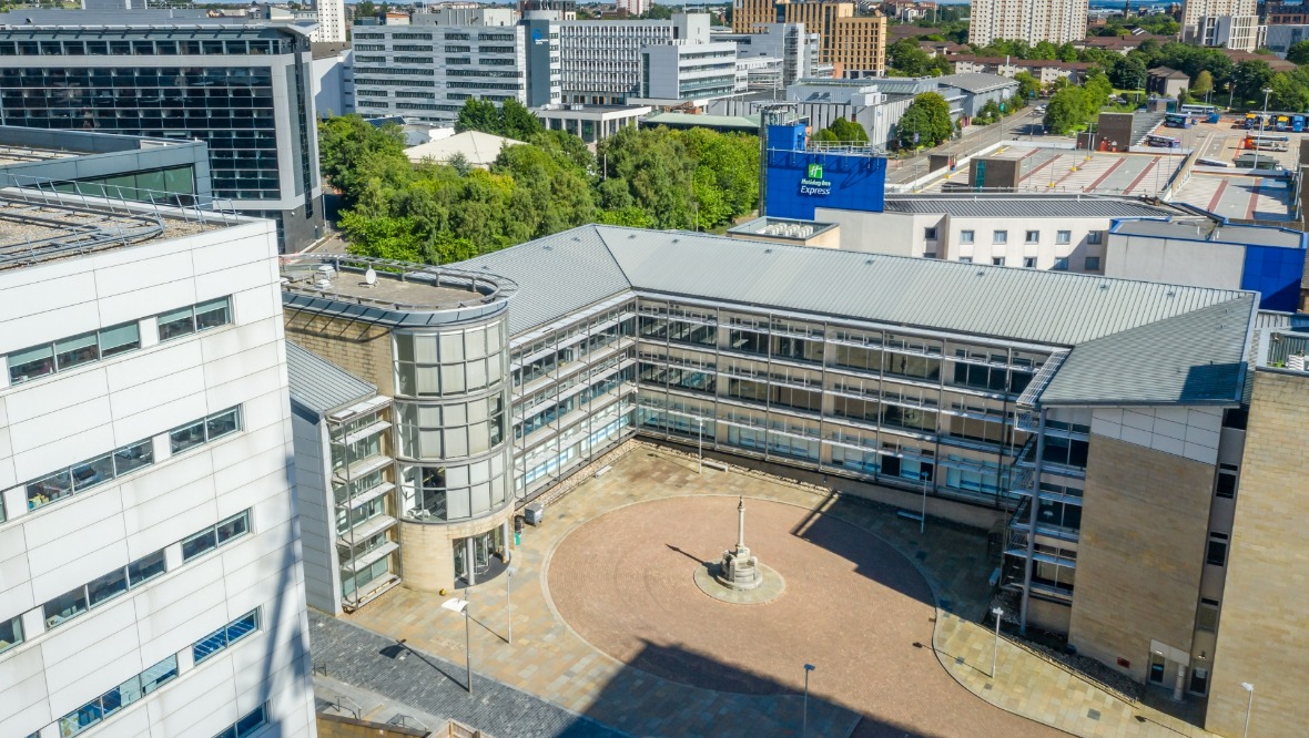 Glasgow: The building currently hosts a temporary job centre.