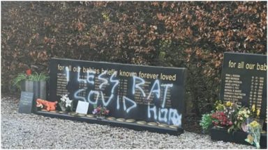 Cemetery vandals target baby memorials with ‘sick’ graffiti