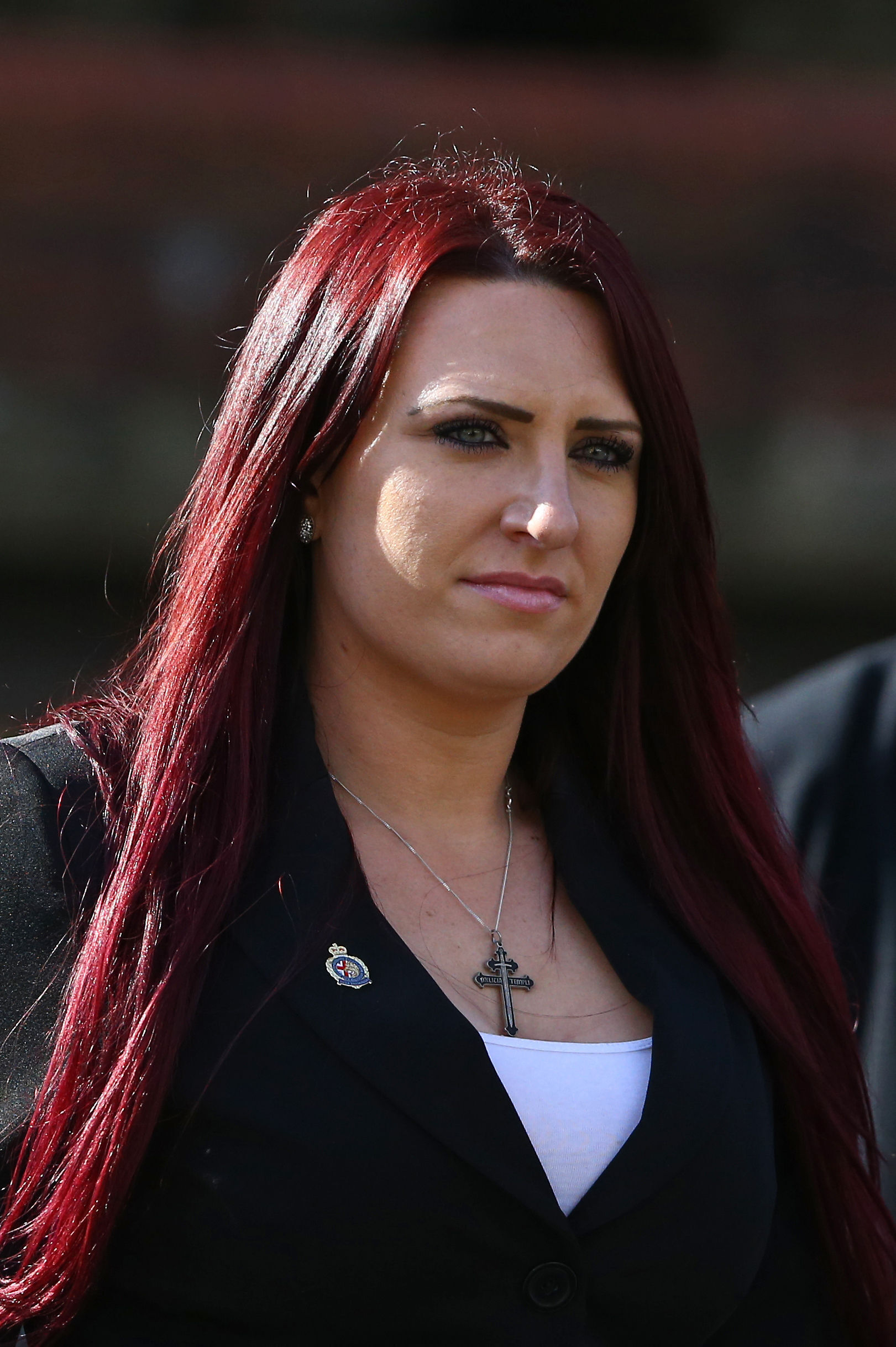 Jayda Fransen confronted Nicola Sturgeon in Glasgow (Gareth Fuller/PA)