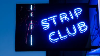 Strip club.