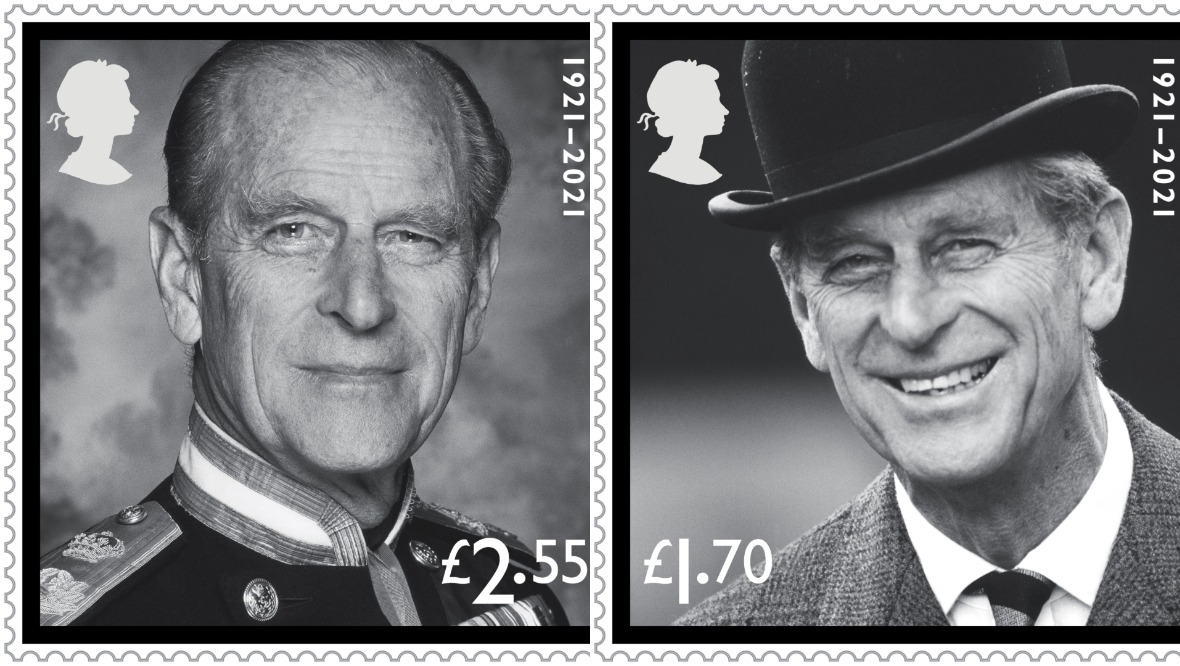 Four new stamps issued in memory of Duke of Edinburgh