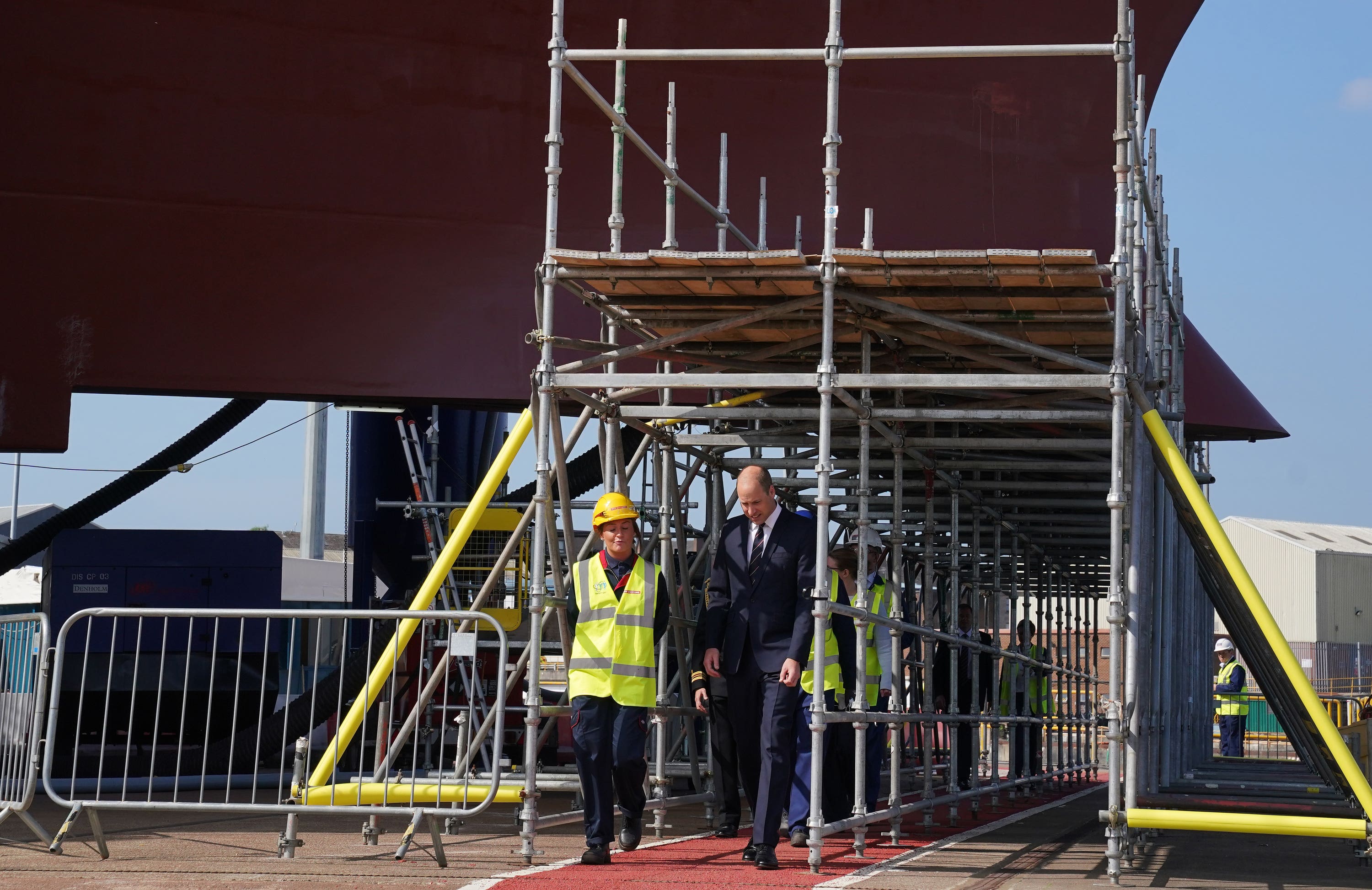 The Duke of Cambridge said the Duke of Edinburgh would have been ‘fascinated and excited to see such advances in skills and technology’.