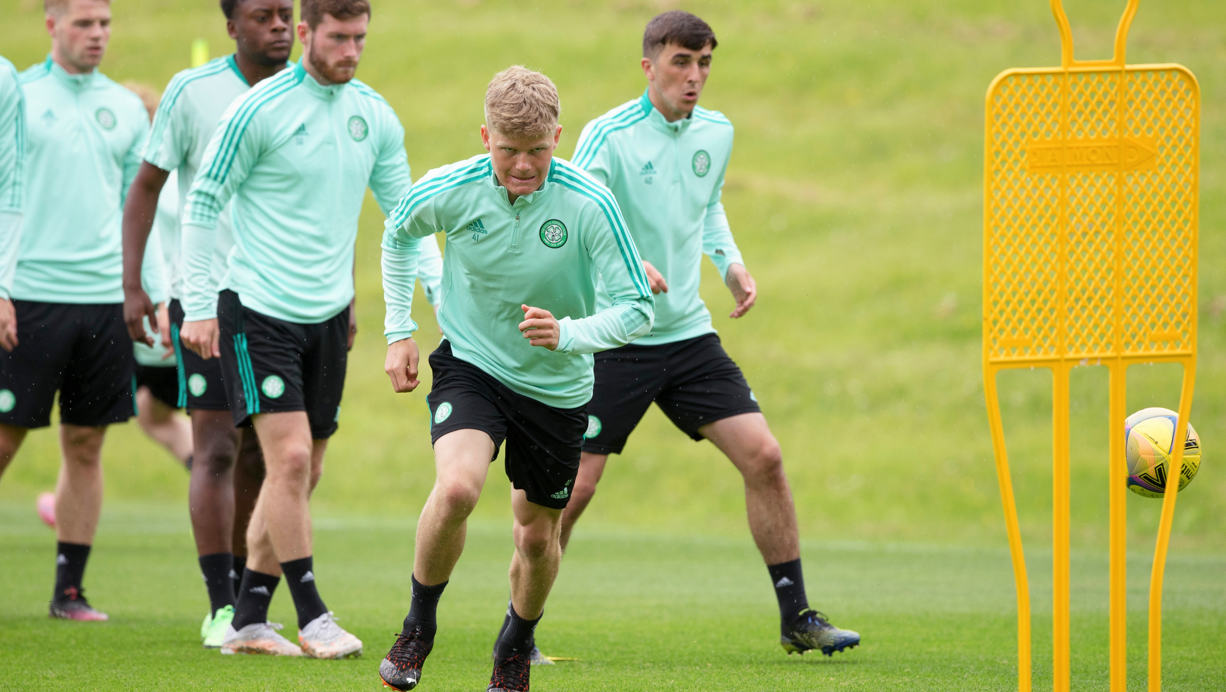 Scott Robertson during a Celtic training session at Lennoxtown on 24 June, 2021, in Glasgow, Scotland. (Photo by Craig Williamson / SNS Group)