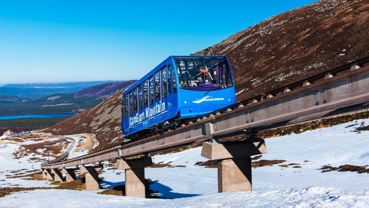 Cairngorm Mountain funicular.