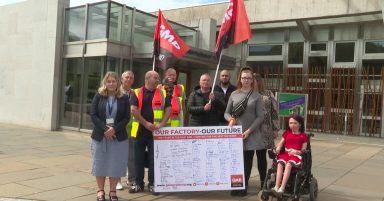 Staff protest closure of McVitie’s factory in face of job losses