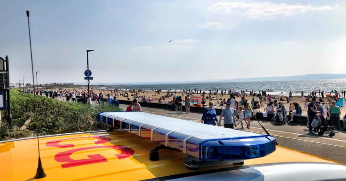 Police booze warning as Scots flock to beaches during heatwave