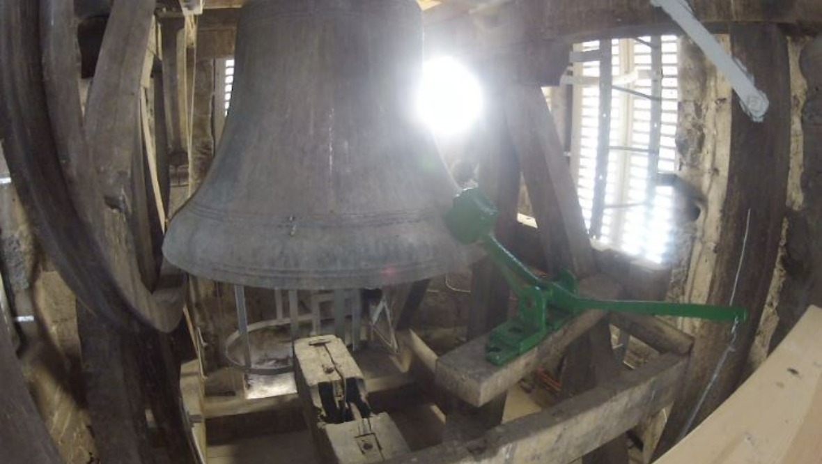 Ding dong: The original bell will ring out each day.