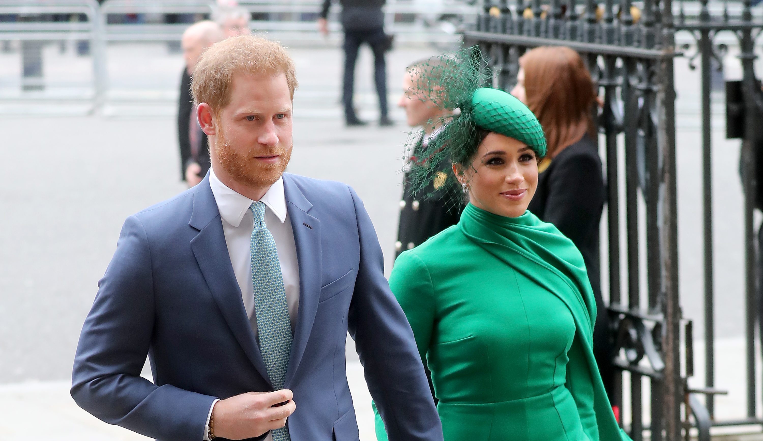 Prince Harry, Duke of Sussex with his wife Meghan, Duchess of Sussex