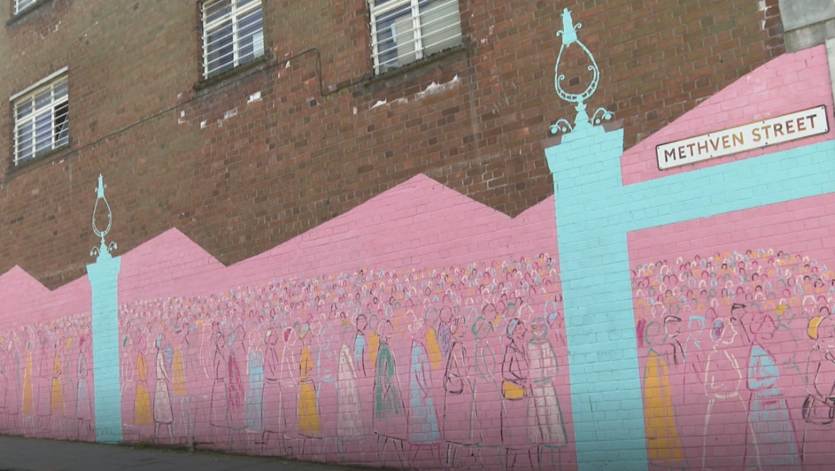 Love Lochee: The murals brighten up the city's streets.