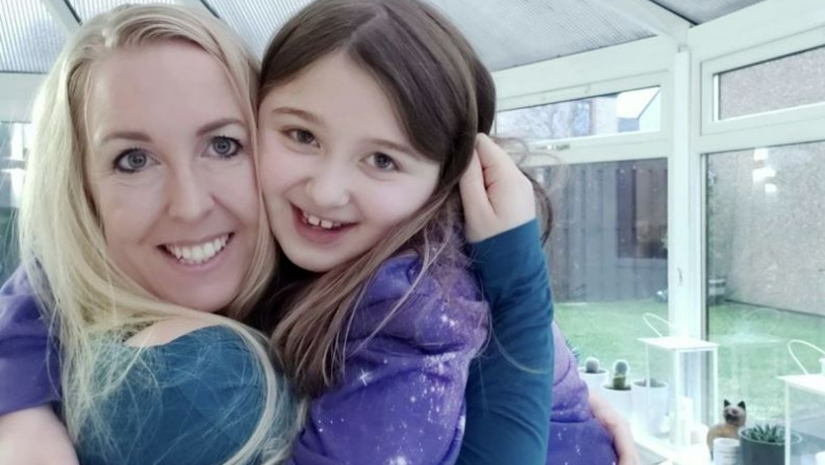 Family: Anna with her mum, Helen Goss.