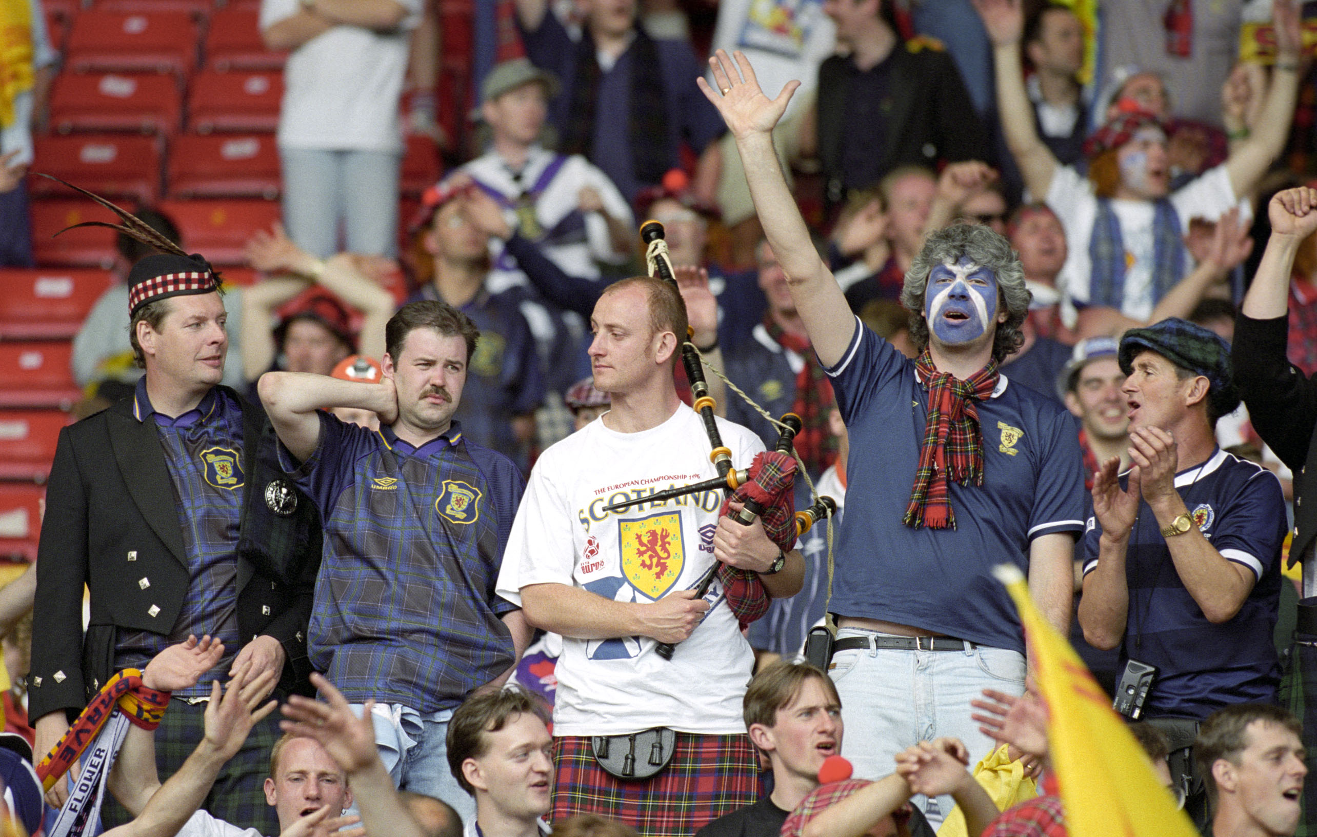 Scotland fans made themselves heard at Wembley.
