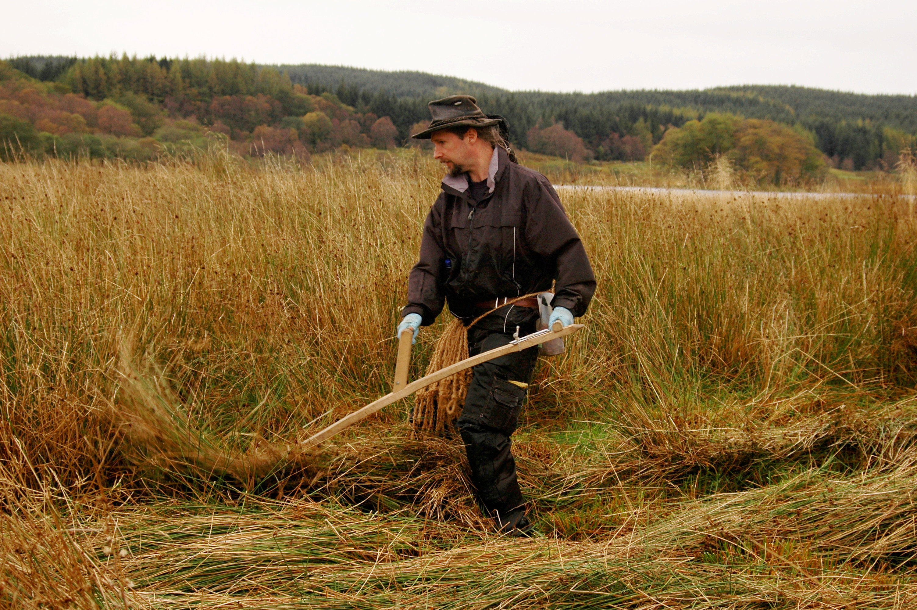 Scot AnSgeulaiche is one of the last Highland thatchers