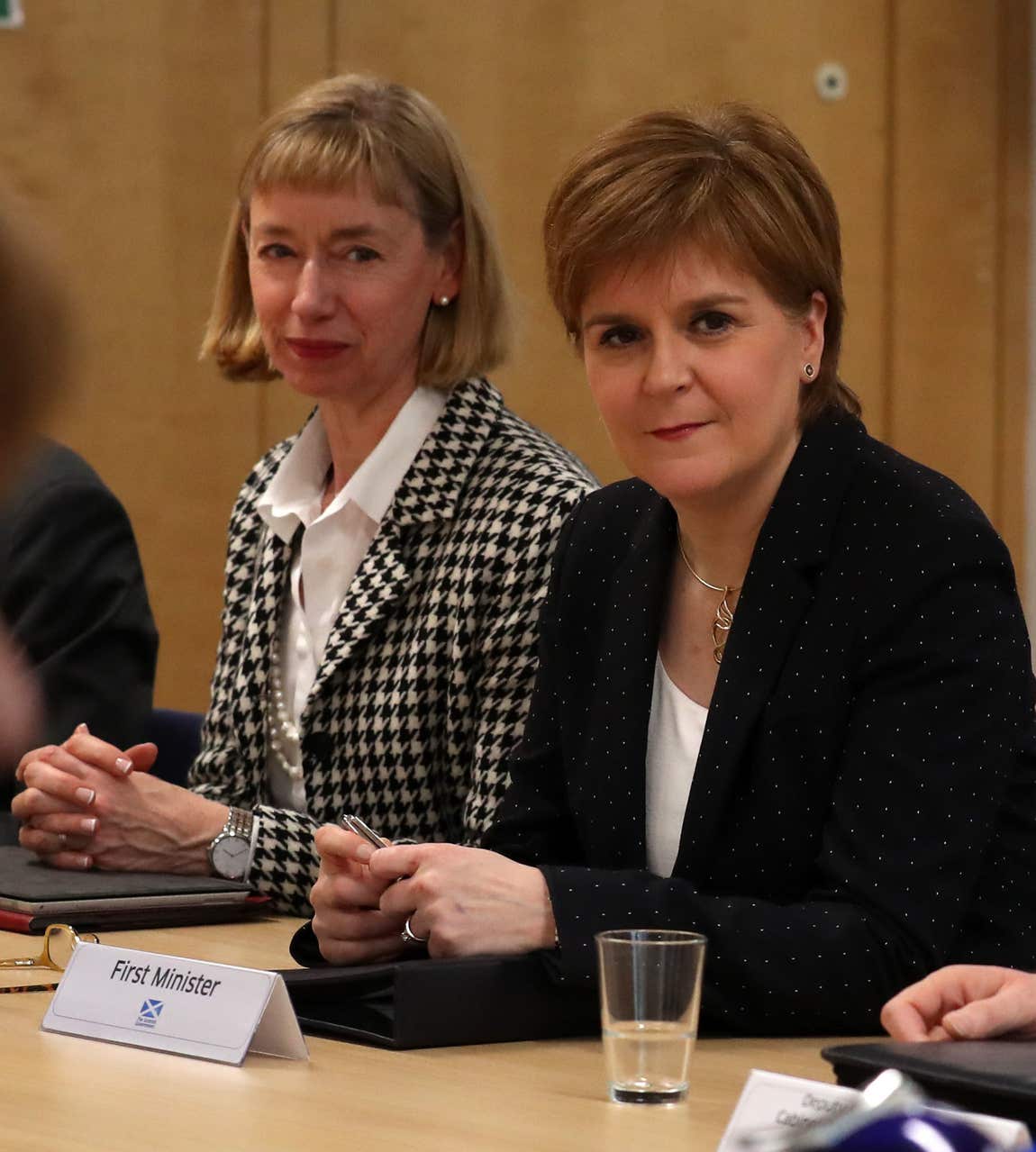 Nicola Sturgeon will make the final decision on who replaces Leslie Evans (left) (Andrew Milligan/PA)