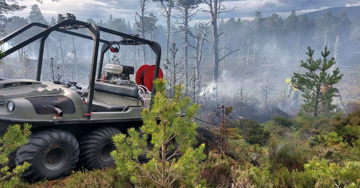 Huge area of Scottish national park ravaged by wildfire