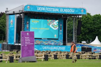 Fan zone attendees urged to take Covid test beforehand