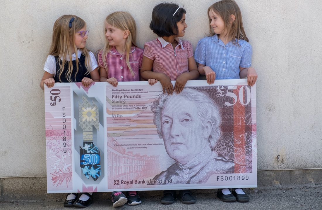 Education pioneer first woman to feature on RBS £50 note