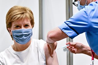 Sturgeon receives second coronavirus vaccine dose