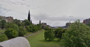 Princes Street Gardens cordon after girl sexually assaulted