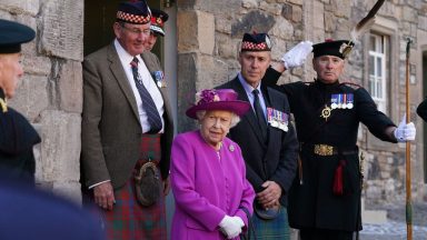 Queen presented with Stirling Castle keys and reopens museum