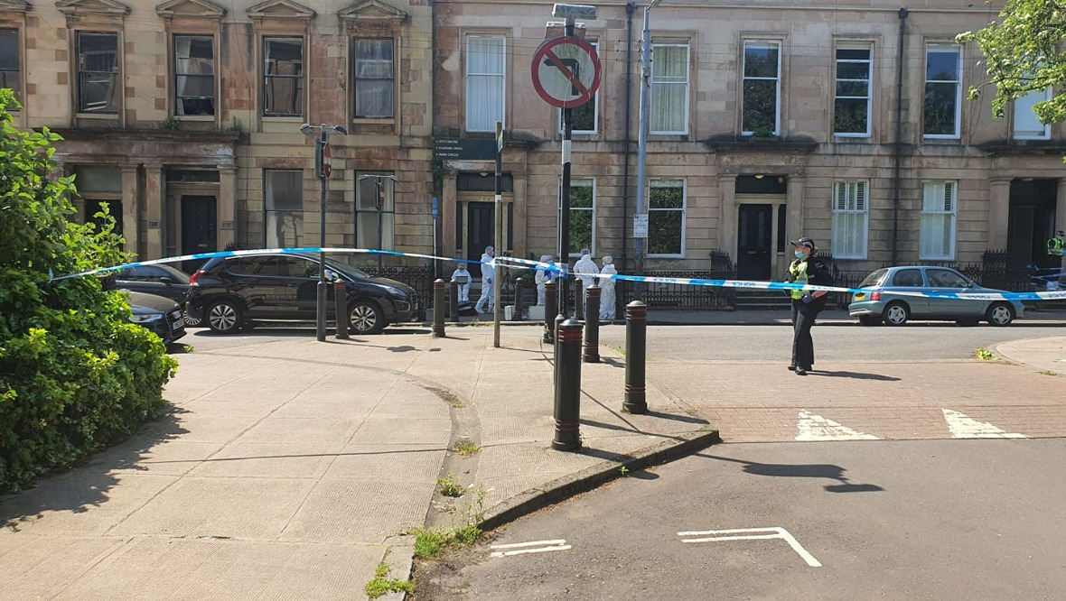 Glasgow: Ms Brown's body was found within a tenement flat in West Princes Street.