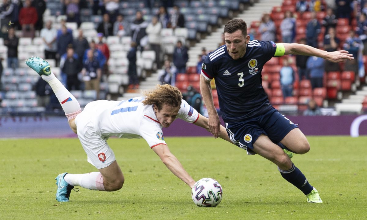 Scotland captain Andy Robertson to undergo scan on ankle injury