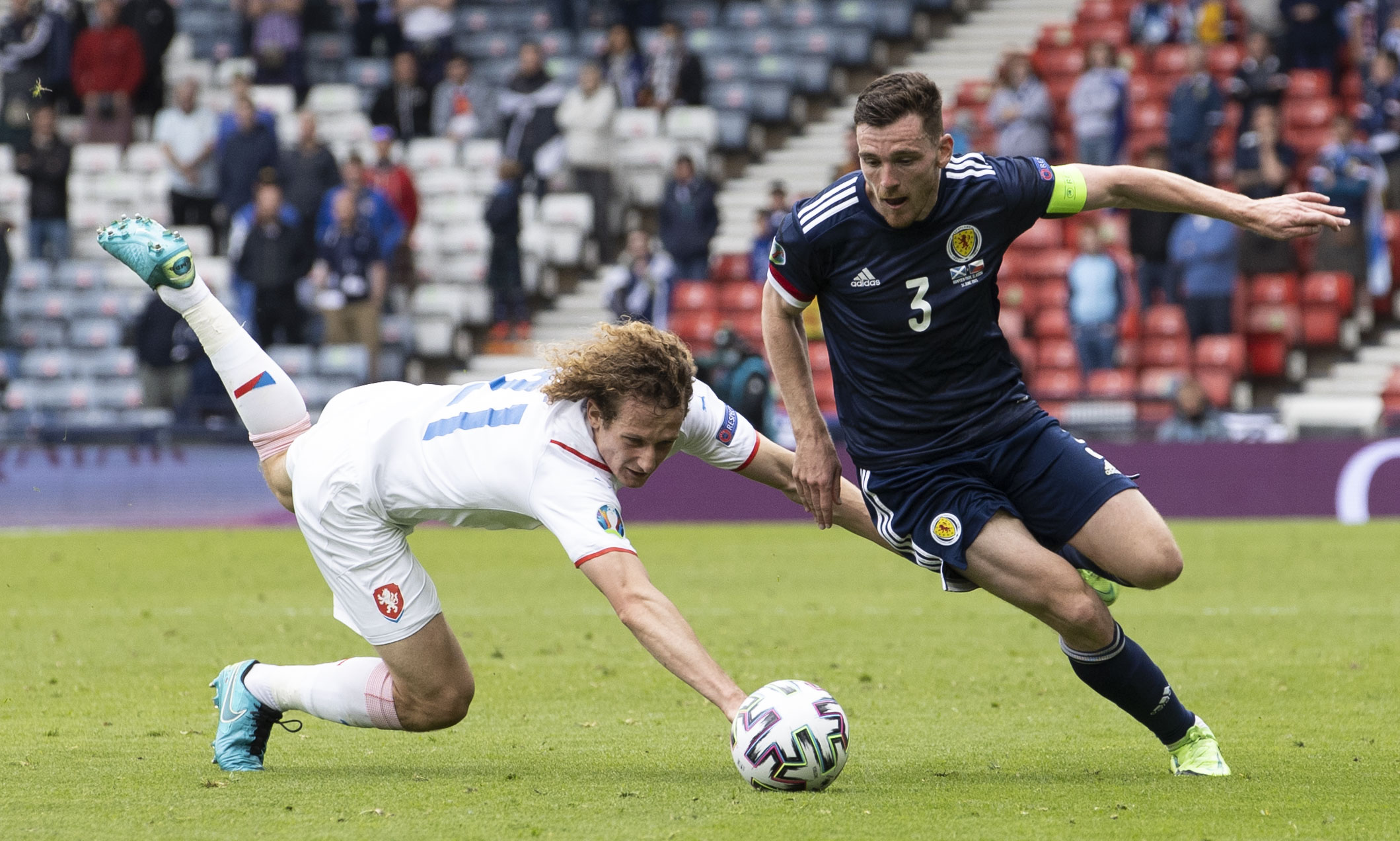 Andy Robertson's performance was a positive for Scotland.