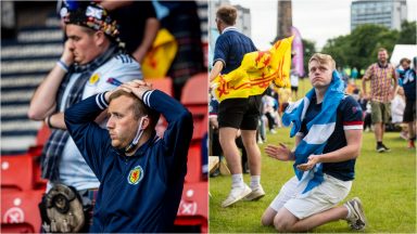 Fans devastated as Scotland’s Euro 2020 dream ends