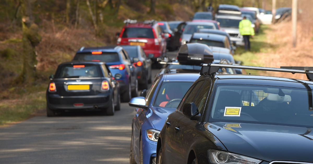 Stirling Council warned visitors to park responsibly