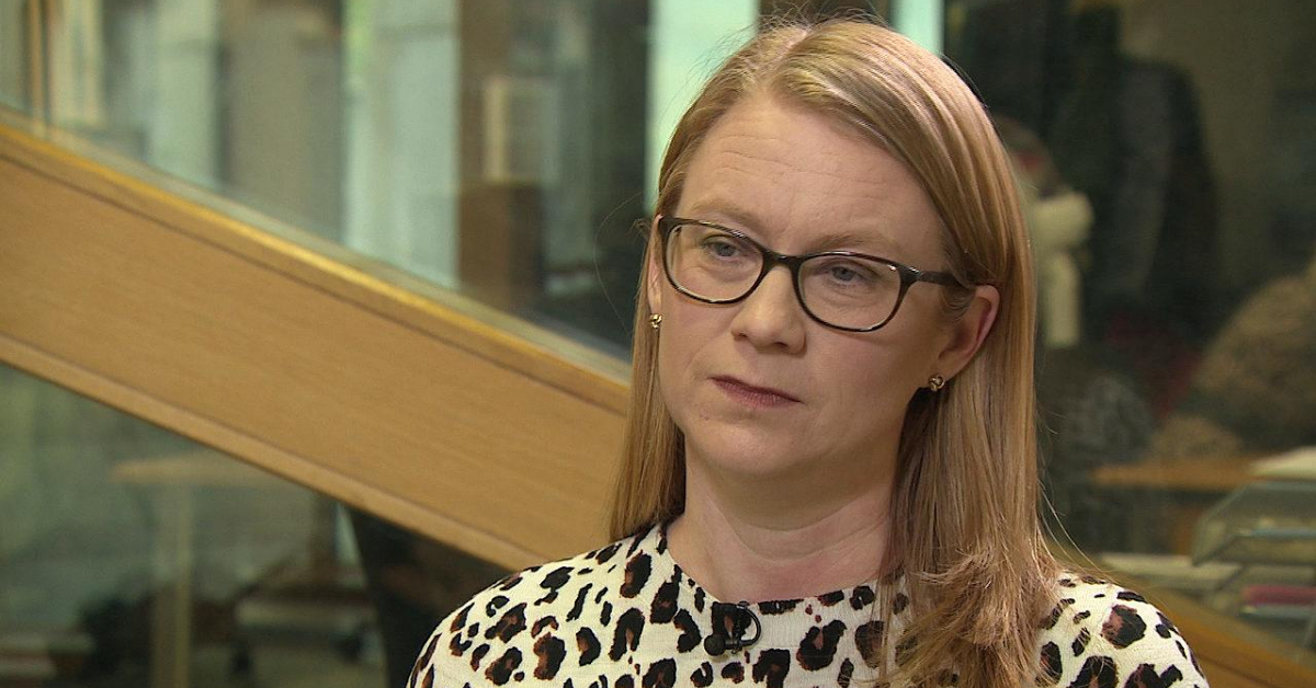 Shirley-Anne Somerville said the UK Government had blocked the 'democratic will' of the Scottish Parliament. 