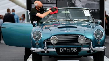 Vintage Aston Martin used by Peter Sellers up for auction