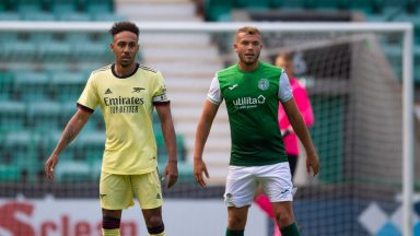 Hibs in 2-1 friendly win over Arsenal at Easter Road