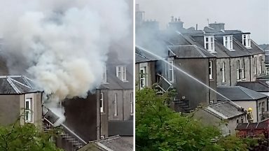Man in hospital and homes evacuated after explosion in flat