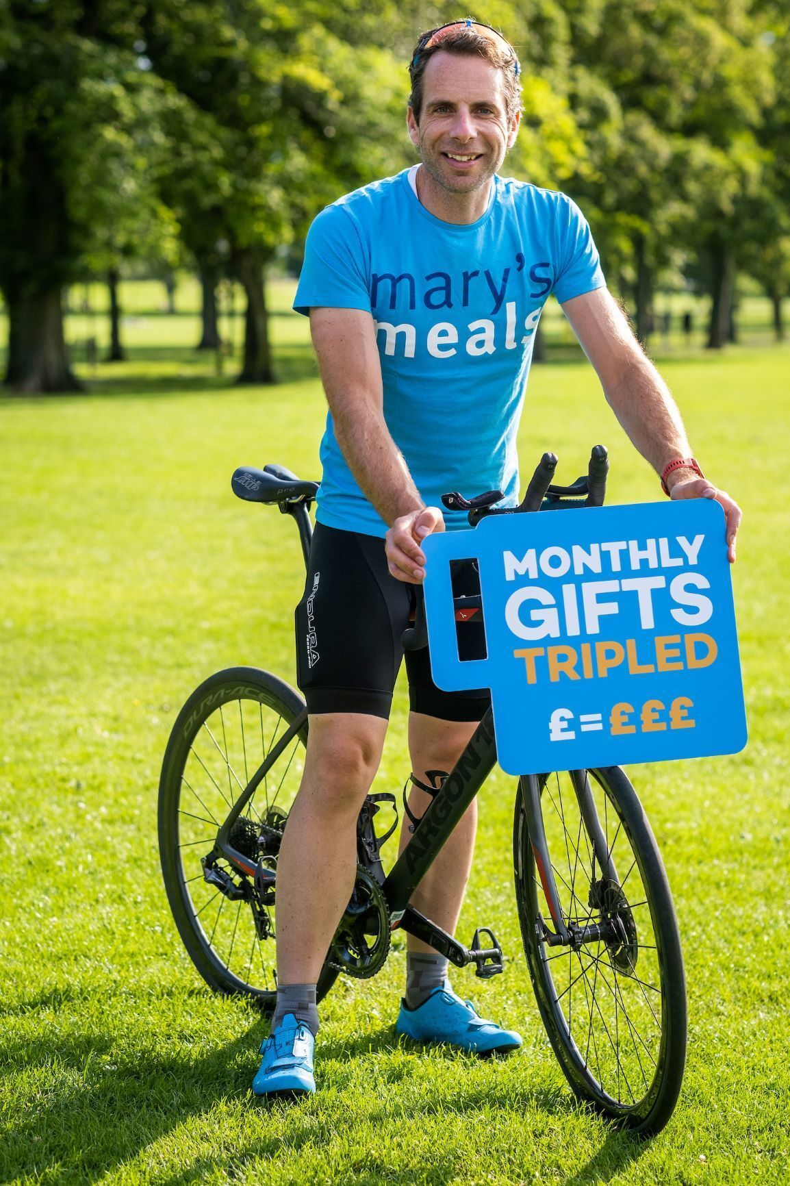 Mark Beaumont, who is giving his support to Mary's Meals.