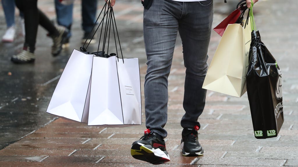 Shopper footfall in June down a third on pre-pandemic levels