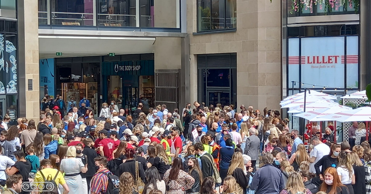 St James Quarter shopping mall evacuated days after flooding
