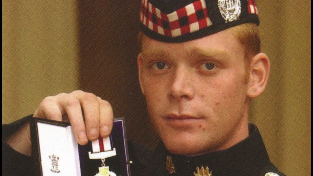 Brave ex-soldier selling medal to raise money for family home
