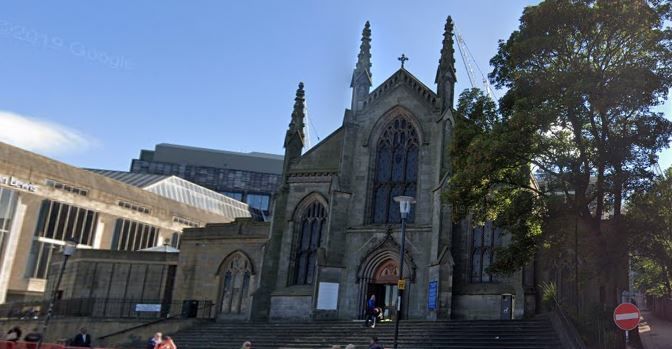 Priest attacked in cathedral by man with bottle as he prayed