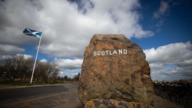 Scotland sign.