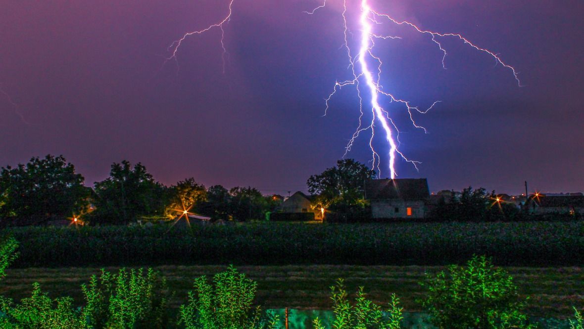 Scotland weather: Met Office warning for thunderstorms to come into force as good weather ends