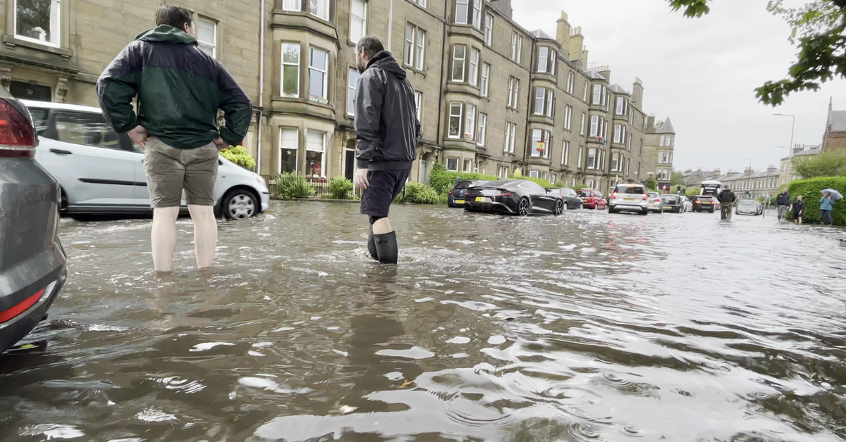 Flooding in Edinburgh