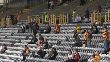 Partick Thistle fans ‘delighted’ to be back at Firhill