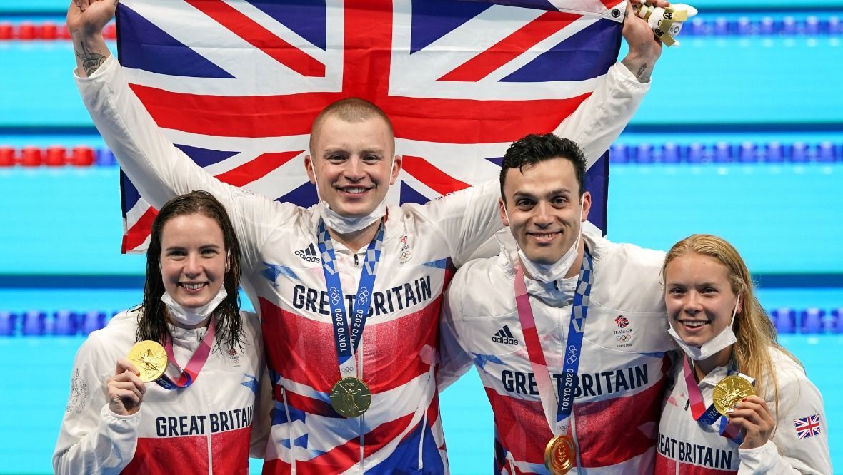 Scot Kathleen Dawson helps Team GB win gold medal at Olympics