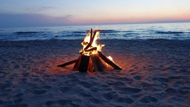 Warning over beach fires after child burned by leftover embers