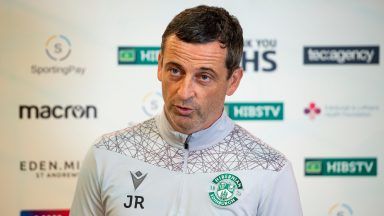 Ross happy with Hibs win after red card ‘spooked’ his side