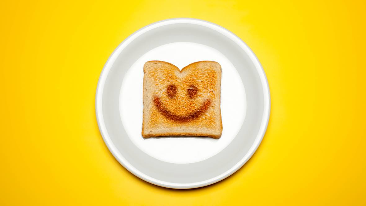 Why people sometimes see faces in a slice of toast
