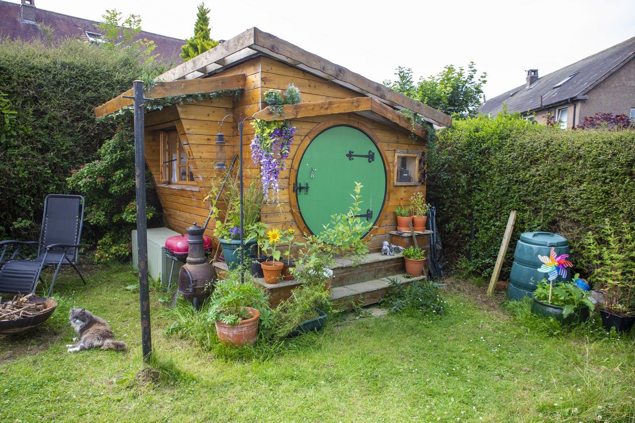 Wood artist Ali said he wanted to make something ‘more magical’ than a typical garden shed.