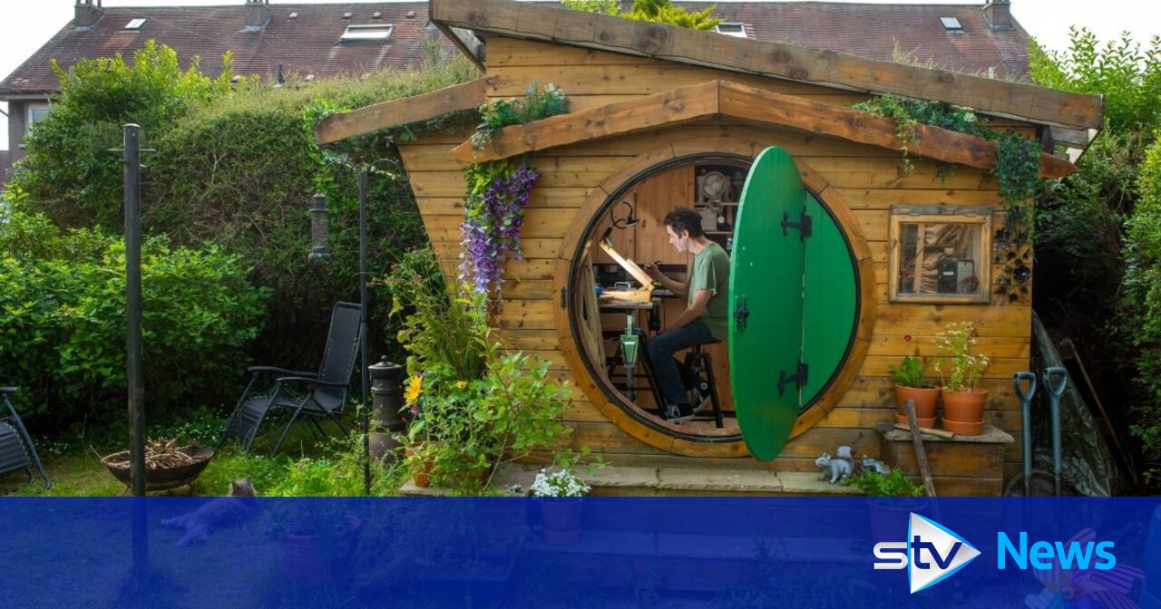 Man builds 'hobbit house' in garden to fulfil childhood dream STV News