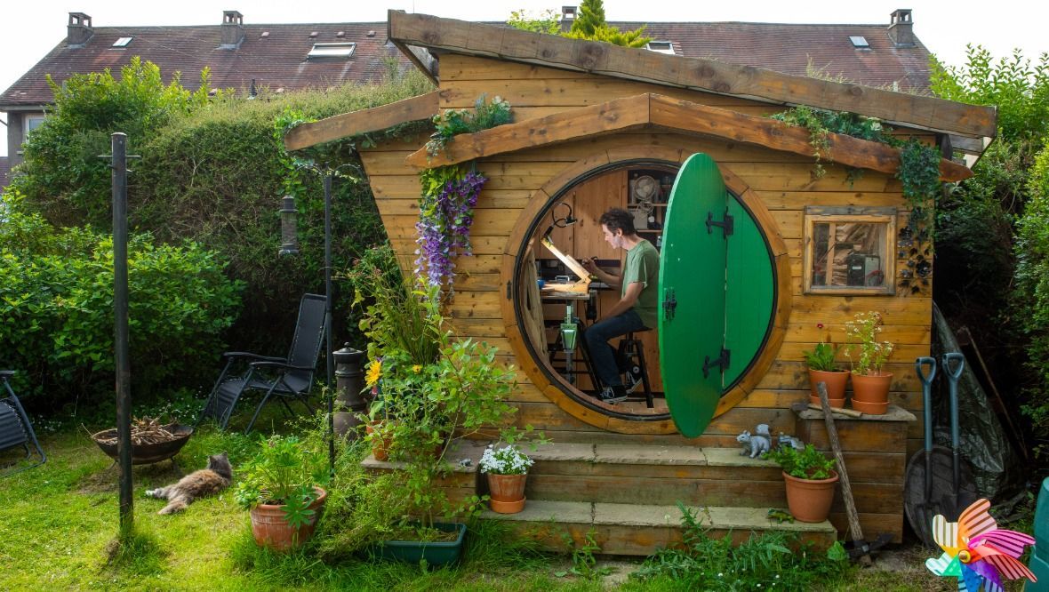 Man builds ‘hobbit house’ in garden to fulfil childhood dream