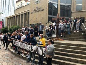 Drug deaths vigil held as Scots figures reach record high